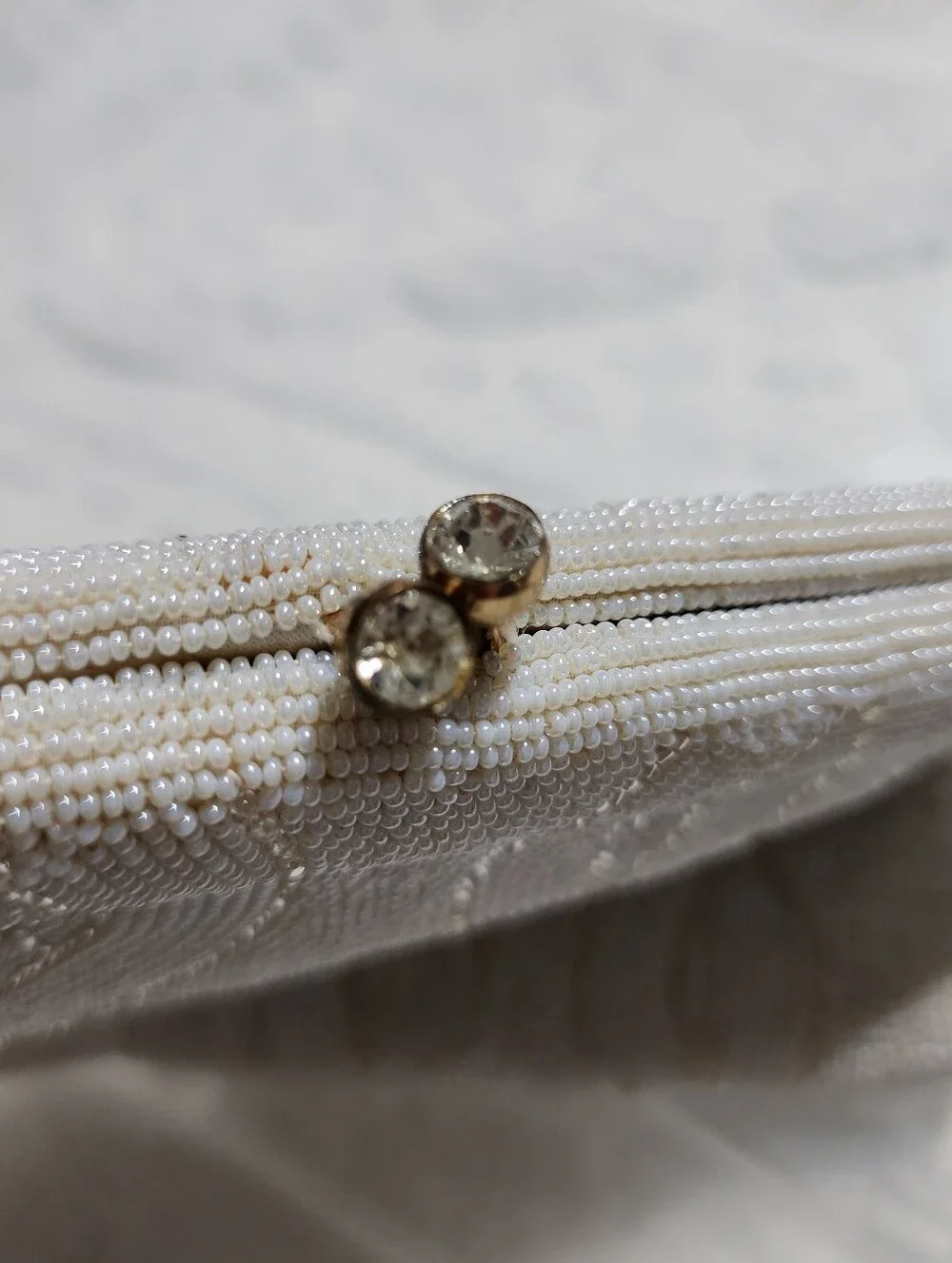 Magid Vintage Hand Beaded Purse Evening Bag, Made in Japan Clutch